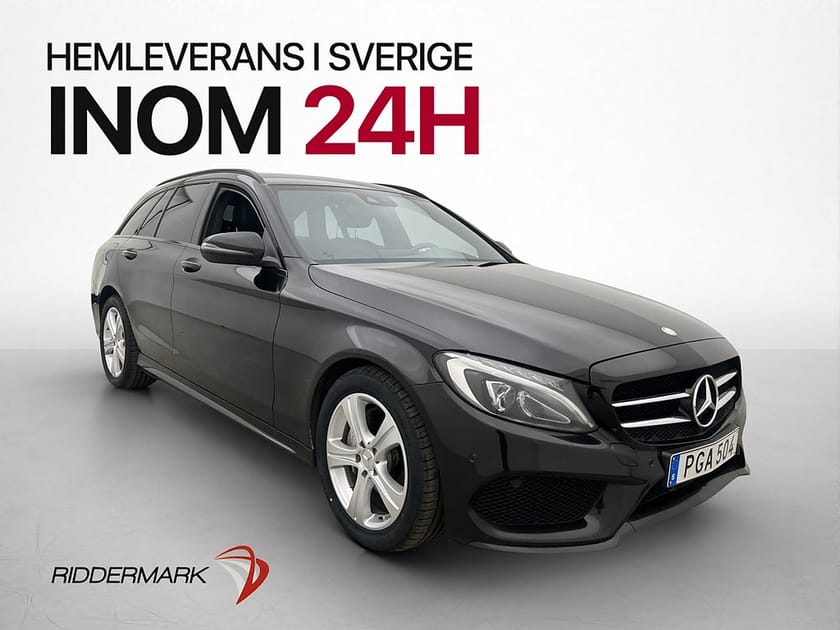 Bild 1 av Mercedes-Benz C 220 T d 4MATIC C220 170hk AMG Line Drag Skinn Värmare