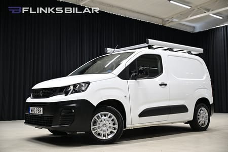 Peugeot Partner Utökad Last 1.5 BlueHDi 130HK Automat|Drag|Värmare|PDC|3-Sits|Moms