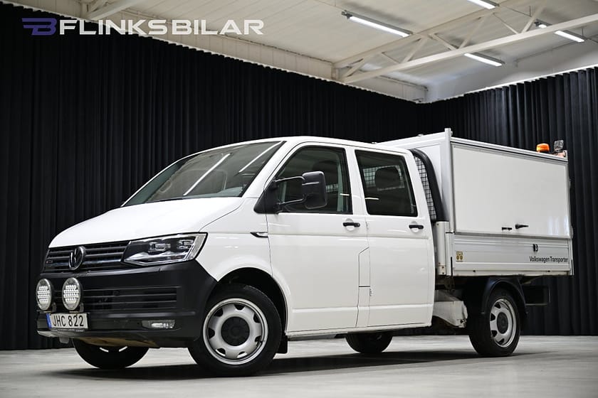 Bild 2 av Volkswagen Transporter Chassi Dubbelhytt 4Motion DSG 150HK Dubbelhytt|Kåpa|Inredd|Leasbar|SeUtr!