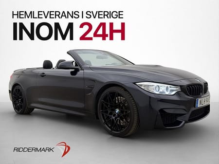 BMW M4 Convertible 431hk Svensksåld Harman/Kardon Navi Skinn