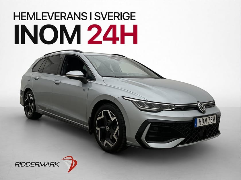 Bild 1 av Volkswagen Golf Sportscombi 1.5 eTSI R-Line Värmare Kamera Adp-fart Drag