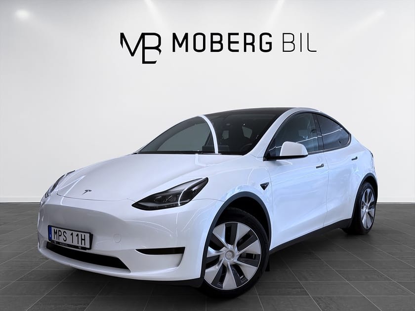 Bild 1 av Tesla Model Y Standard Range RWD 299hk Helg på Moberg! Pano Drag B-Kamera