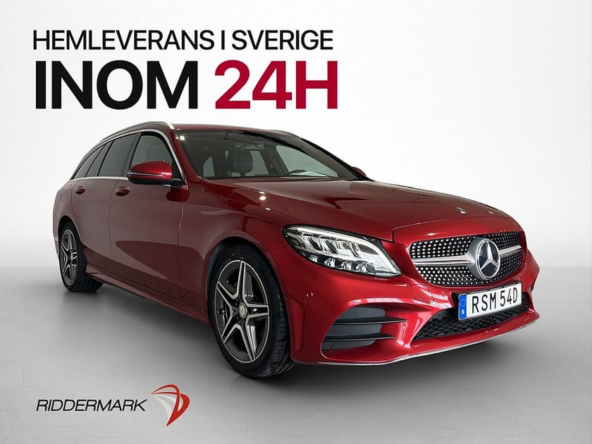 Bild 1 av Mercedes-Benz C 220 T d 194hk AMG B-Kamera Navi Dragkrok