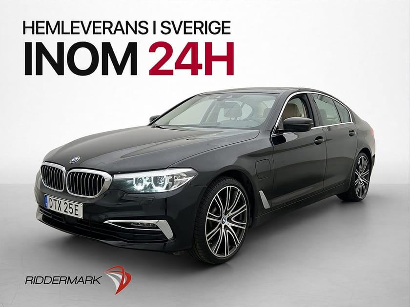 Bild 1 av BMW 530e xDrive iPerformance Sedan Taklucka Skinn H/K Kamera Drag 20" 252hk