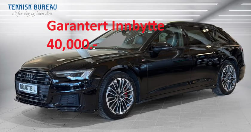 Bilde 1 av Audi A6 Avant 55 TFSI e quattro 40.000.- GARANTERT INNBYTTE, Ved kjøp Harstad