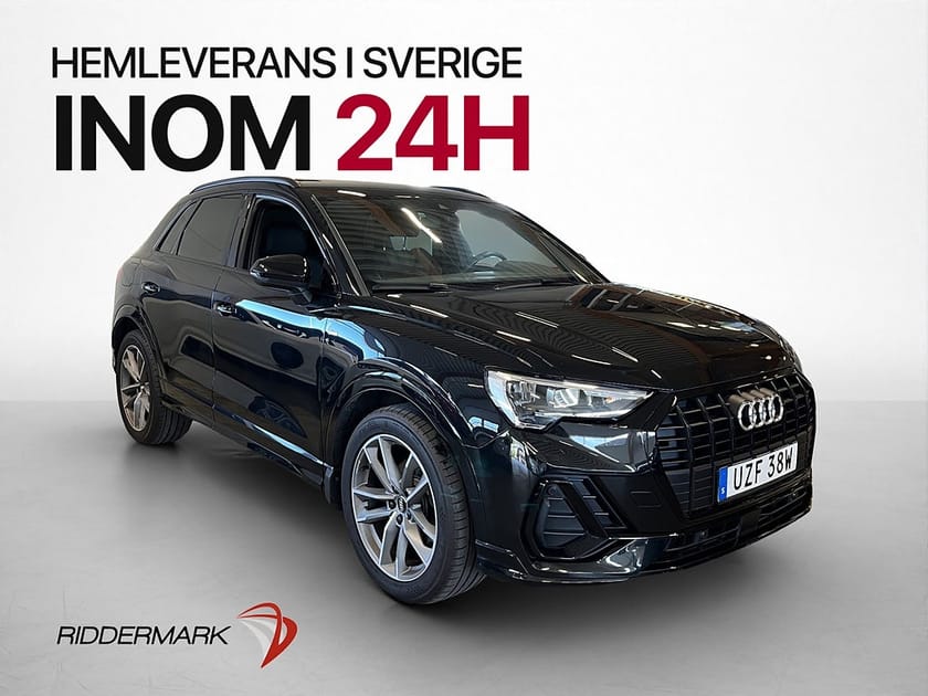 Bild 1 av Audi Q3 35 TFSI 150hk S-Line Cockpit Black Optik Värmare