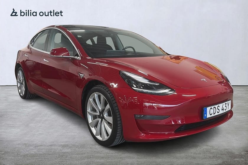Bild 2 av Tesla Model 3 Long Range AWD Panoramaglas 360°kamera
