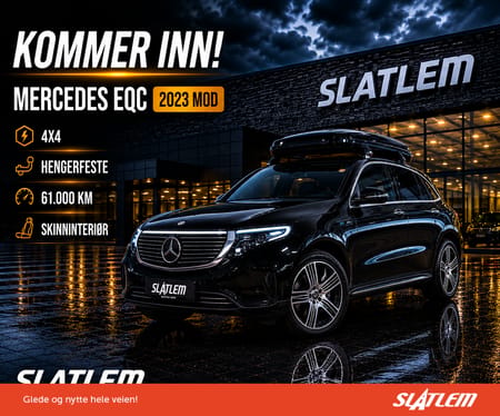 Mercedes-Benz EQC 400 4MATIC 4Matic, skiboks, krok, skinn, led++