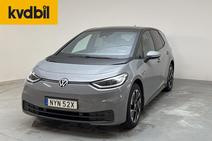 Bild 1 av Volkswagen ID.3 Pro Performance 58kWh (204hk)