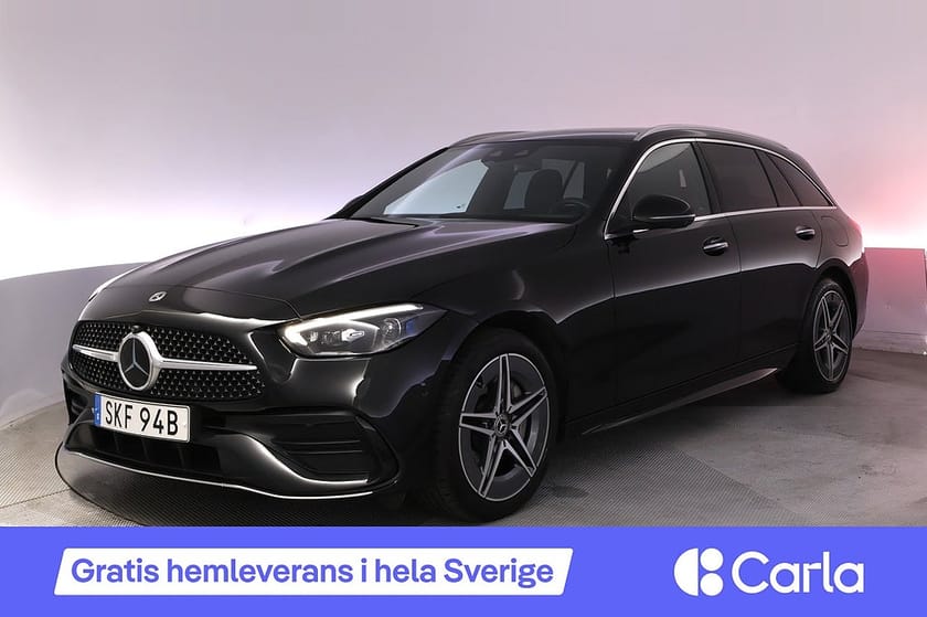 Bild 1 av Mercedes-Benz C 300 T e AMG Pano Drag Burmester 360 HUD