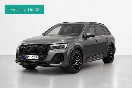 Audi Q7 50 TDI quattro 7-Seater Q 7-Sits S-line Skinn Värmare Pano B&O HUD B-kam 286hk