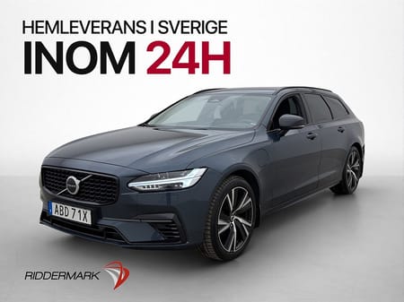 Volvo V90 Recharge T6 AWD Plus Dark Skinn H/K Kamera MOMS
