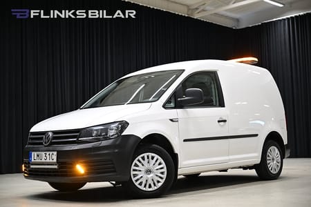 Volkswagen Caddy Van 2.0 TDI 75HK Dieselvärmare|Bluetooth|Blixtljusramp