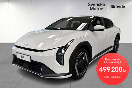 Kia EV4 Long Range Fastback KAMPANJ* Plus INK VINTERHJUL- Billån från 3 020 :-/mån Lagerbil