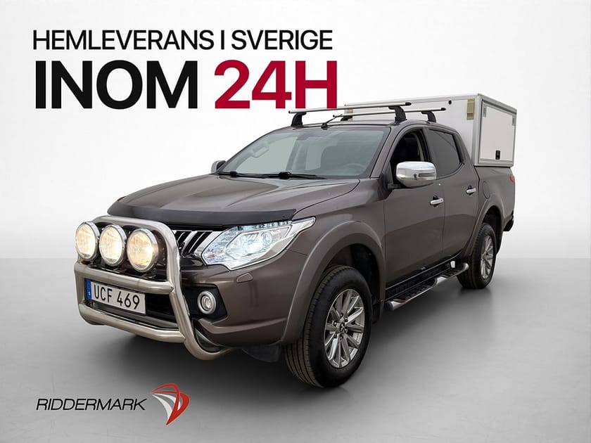 Bild 3 av Mitsubishi L200 Dubbelhytt 4WD 181hk Dragkrok Skinn B-Kamera HUNDKÅPA
