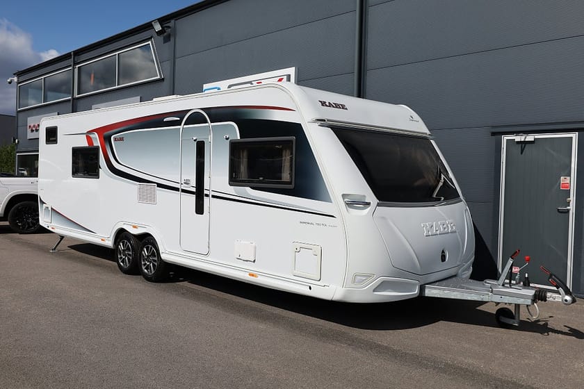 Bild 1 av Kabe Trailer Imperial 780 TDL KS E2 (Långbäddar) ALDE/AC/Ugn/Mikro/Läder
