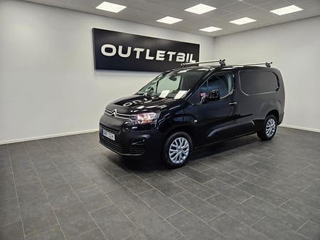 Citroën Berlingo Van Long Lång 1.5 BlueHDi 131hk Värmare Backkamera Drag MOMS