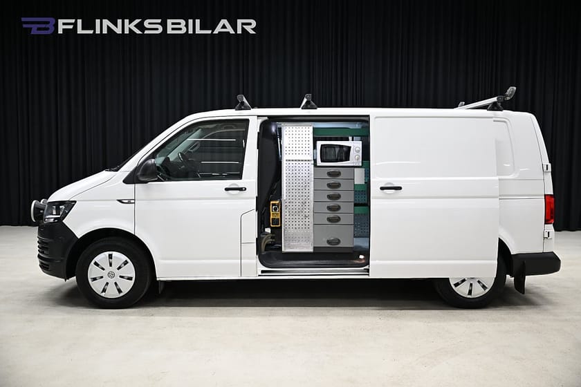 Bild 4 av Volkswagen Transporter 4Motion 150HK L2|Servicebil|Inredd|Dubbeldörr|SeUtr!!!