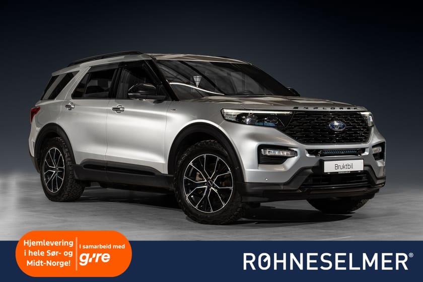 Bilde 1 av Ford Explorer Plug-In Hybrid ST-Line V6 457hk 2sete Krok Forvarme Massasje Pano Acc