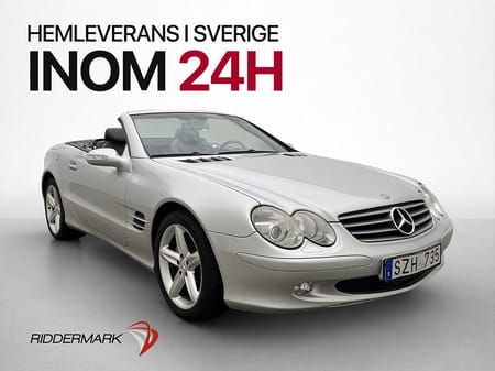 Mercedes-Benz SL 500 306hk BOSE Navi Ventilerade Få brukare
