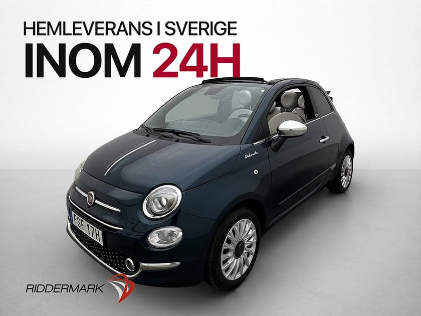 Bild 3 av Fiat 500C Hybrid 70hk Lounge P-sensor Bluetooth Farthållare