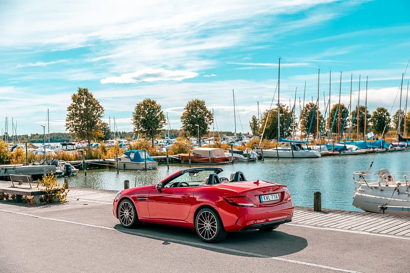 Bild 3 av Mercedes-Benz AMG SLC 43 H/K Night Pano glastak Airscarf