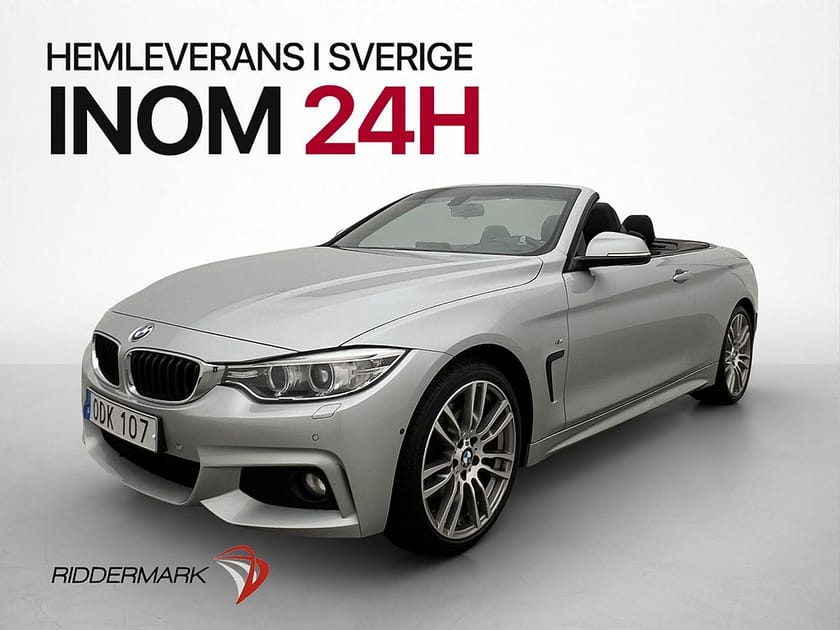 Bild 3 av BMW 430i xDrive Convertible 430  Cabriolet 252hk M Sport H/K Surround Drag
