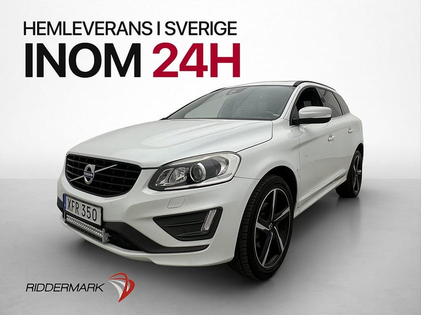 Bild 1 av Volvo XC60 D4 AWD R-Design Panorama Läder Dragkrok VOC