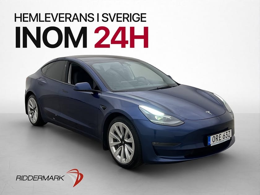 Bild 1 av Tesla Model 3 Long Range AWD Svensksåld Dragkrok