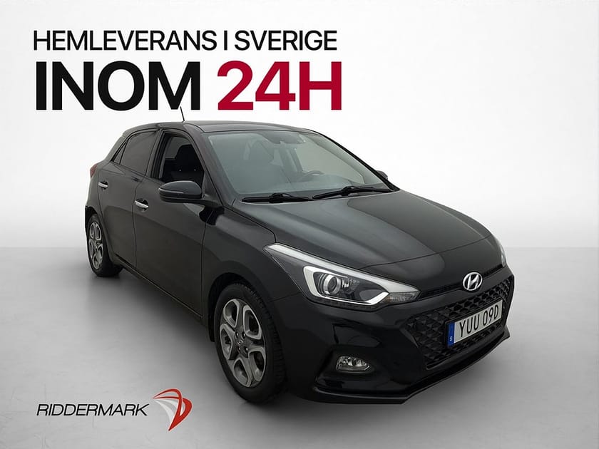 Bild 1 av Hyundai i20 1.2 84hk Premium Kamera Värmare CarPlay