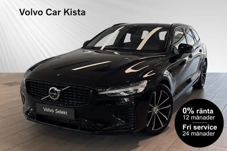 Volvo V60 T6 Plus Dark Nordic H/K Dragkrok 0%RÄNTA