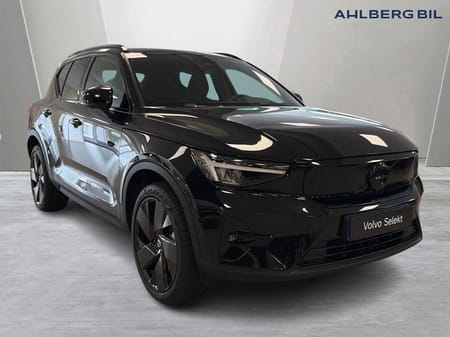 Volvo EX40 Twin Motor Performance UltraBlackSE🟤 Dragkrok Halvutomatisk, 360 Kamera, Google Maps, Apple Carplay