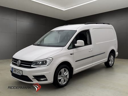 Volkswagen Caddy Maxi Van 4M Värmare LED Dragkrok CARPLAY Moms