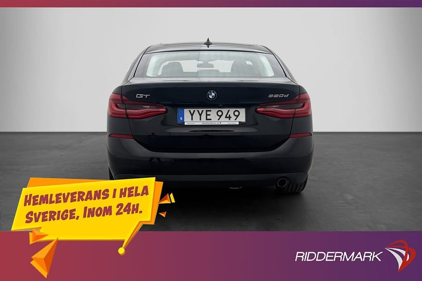 Bild 5 av BMW 620d GT 620 D 190hk Kamera Dragkrok Läder Keyless