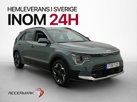Kia Niro EV 204hk Action Kamera Navi CarPlay Halvskinn