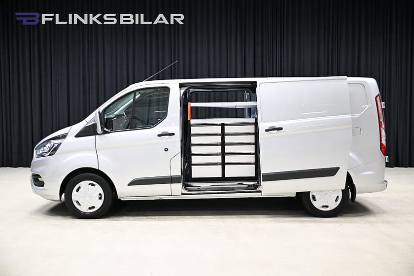 Bild 3 av Ford Transit Custom 300 130HK L2 Automat|Servicebil|Dubbeldörr|Nykamrem