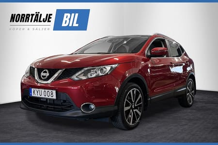 Nissan Qashqai TEKNA 1.2 DIG-T 115 HK PANO NAVI 360 19" NYSERVAD