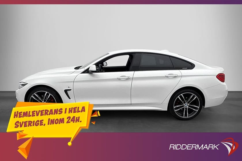 Bild 4 av BMW 420d xDrive Gran Coupé 420 M Sport Drag Sportstolar HIFI Bluetooth
