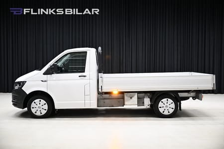 Volkswagen Transporter Chassi Cab TDI DSG 150HK Flak|Drag|Värmare|Lågmil|EnÄgare|Leasbar