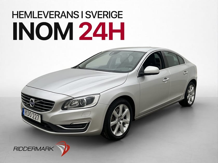 Bild 3 av Volvo S60 D4 AWD 190hk Summum VOC Kamera Navi Skinn Elstol