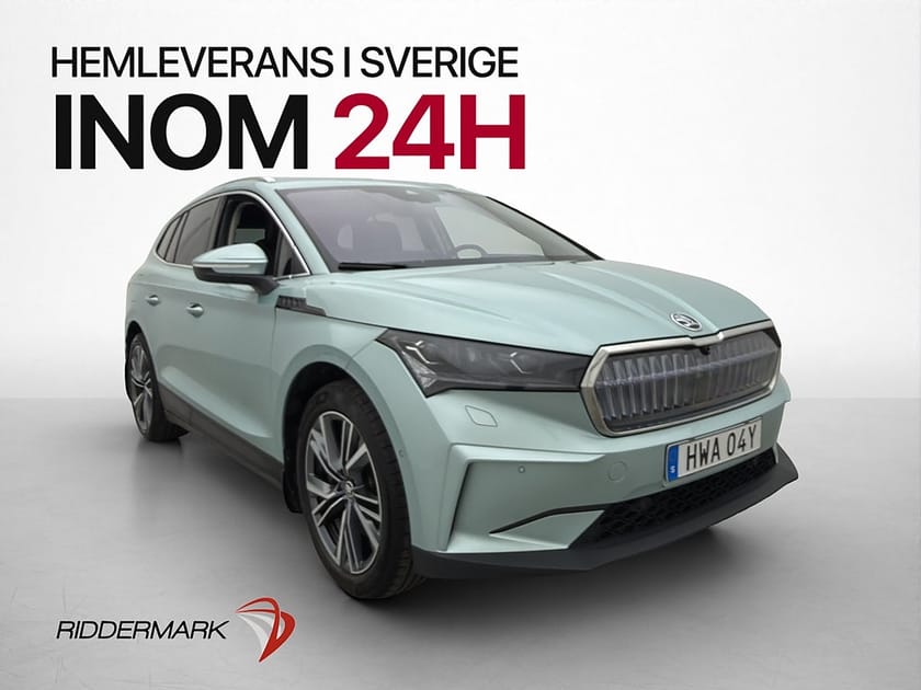 Bild 1 av Škoda Enyaq iV 80x Skoda Canton 360°  HUD Crystal Skinn Drag MOMS