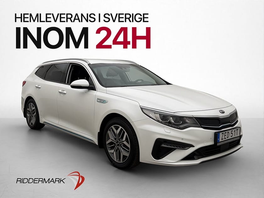 Bild 1 av Kia Optima Sport Wagon Plug-in Hybrid Advance Plus H/K Kamera Skinn Drag MOMS