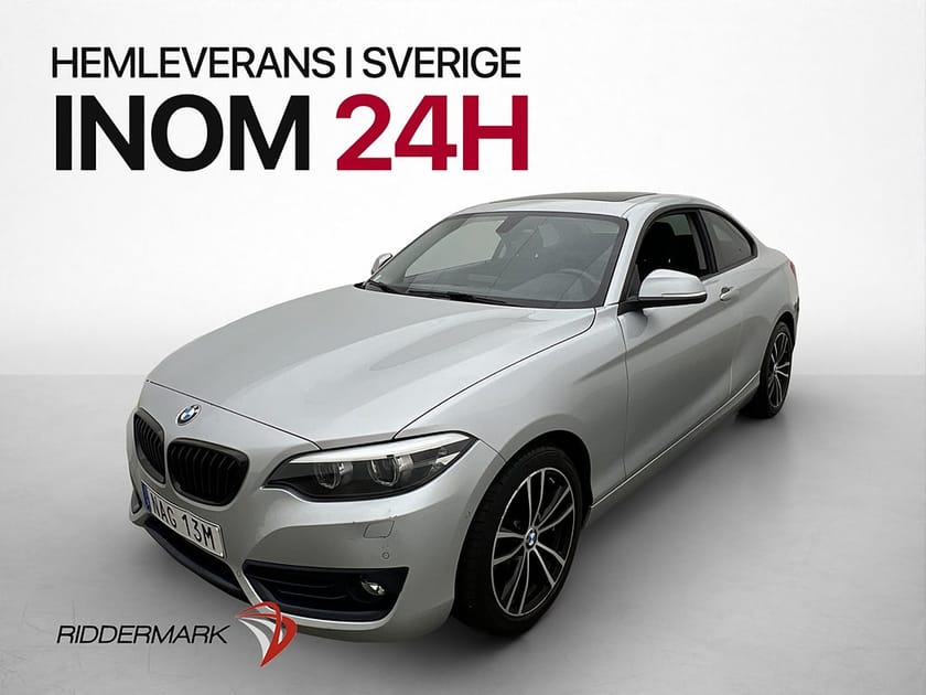 Bild 3 av BMW 220d xDrive Coupé 220 190hk Sportline Taklucka Värm Kamera