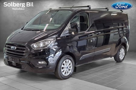 Ford Transit Custom 340 130HK/Limited/aut/H.feste/Kamera,/2xskyvedør/Webasto++