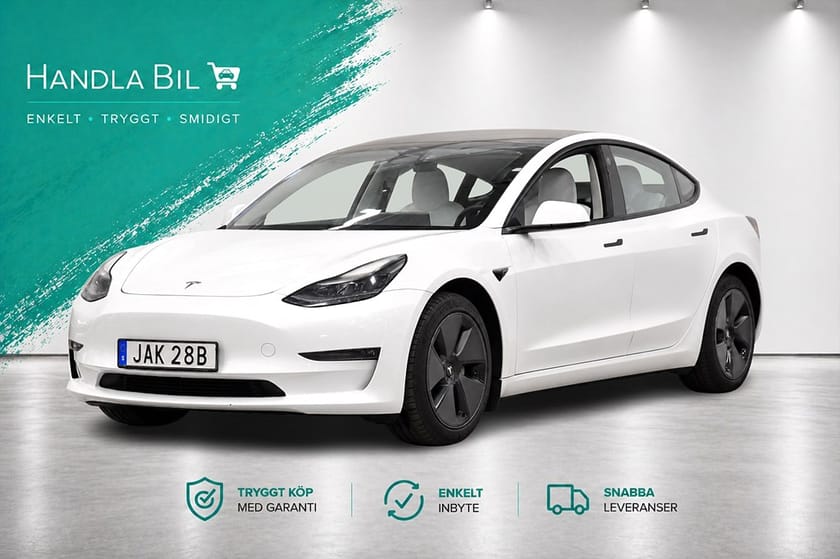 Bild 1 av Tesla Model 3 Long Range AWD Autopilot Pano Skinn Rattv Moms