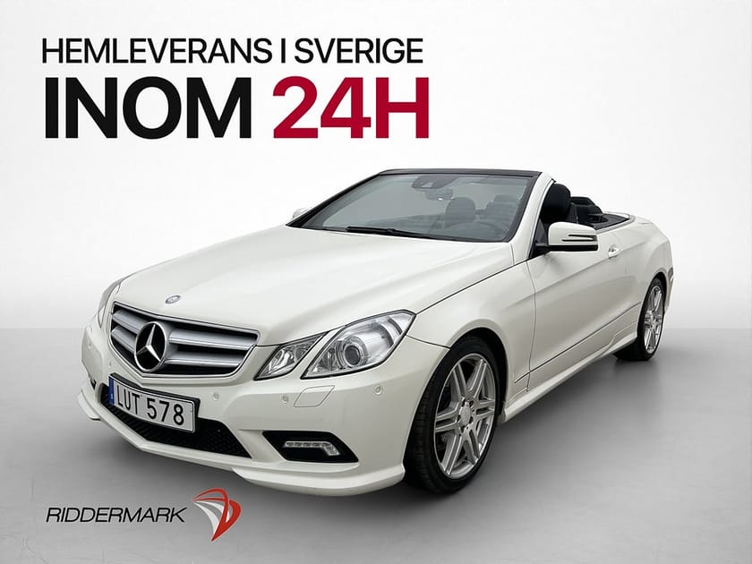 Bild 3 av Mercedes-Benz E 200 Cabriolet CGI BE E200 AMG Läder Sportavgas Kamera