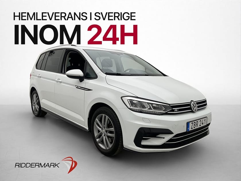 Bild 1 av Volkswagen Touran 1.4 TSI R-Line 7-Sits Drag Kamera CarPlay