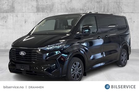 Ford Transit Custom 320 AWD / Topphengslet bakluke/ 2X Skyvedør/ Hengerfeste