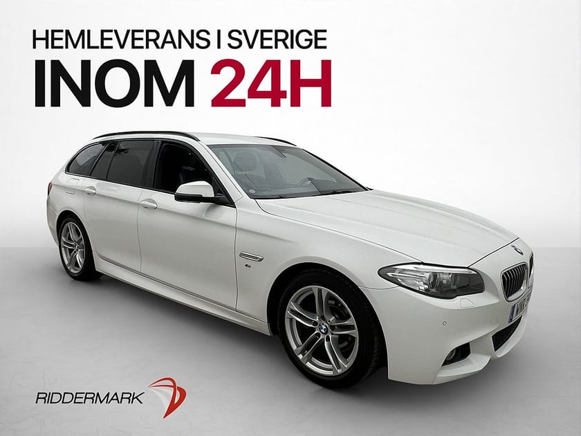 Bild 1 av BMW 520d Touring 520 M Sport Skinn HiFi P-Sensorer Rattvärme