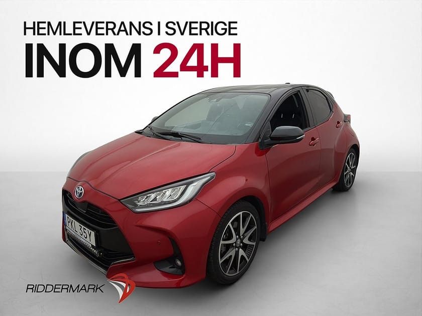 Bild 1 av Toyota Yaris Hybrid BiTone Kamera Rattvärme BLIS MOMS 116hk